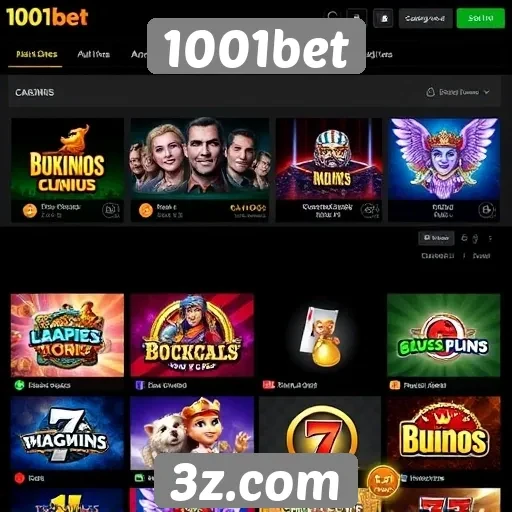 1001bet oferece ampla variedade de jogos de cassino